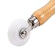 4cm Andrückwalze Rollen Eckennaht Tapetenrolle Intern Extern Tapetenrolle Holzgriff DIY Werkzeug zum Knacken und Kantenverziehen mit ergonomischem Holzgriff