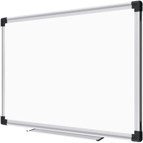 Image of XBoard Small Magnetic Dry Erase Whiteboard 15 x 12 Inch, Hanging White Board Silver Aluminum for Home Office Classroom