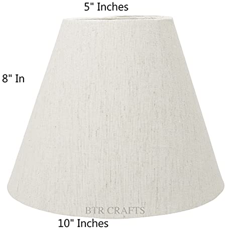 Image of 10 inch Inches, Small-Medium, Conical Lamp Shade, Cotton Fabric, Flex Color