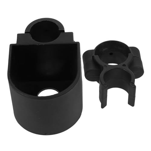 Outanaya 車椅子用松葉杖ホルダー 軽量プラスチック製 杖収納ラック ユニバーサルデザイン 車椅子アクセサリー 高齢者向け 1set