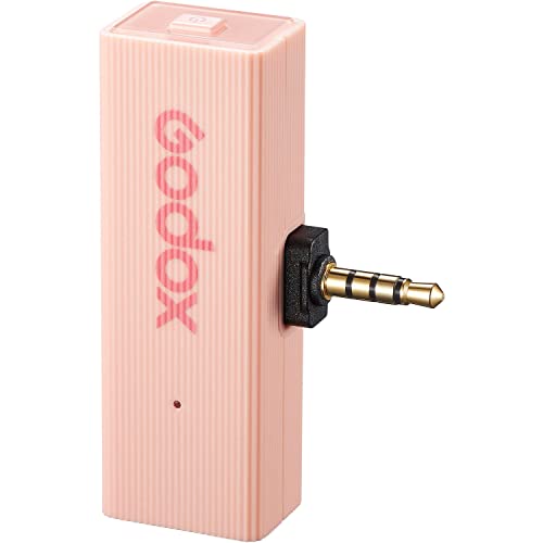 Image of GODOX MoveLink Mini LT 2-Person Wireless Microphone System for Cameras & iOS Devices (Cherry Pink)