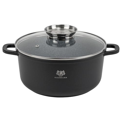 KARL HAUSMANN Faitout 20 cm 2,3L avec Couvercle - Marmite Induction Antiadhésive GREBLON C3,...