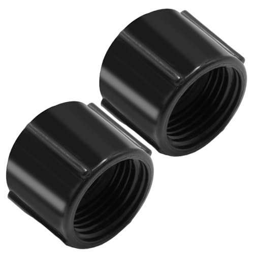 Image of 2 Pcs Low Point Drain Seals and Caps, Replacement for RV Camper Travel Trailer, 1 /2 Inch Hot and Cold Water Lines