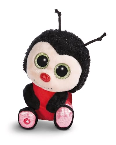 NICI 62593 Glubschis Peluche au Motif de Coccinelle Lily May, 15 cm, Noire, Douce, Adorable Compagnon pour câlins et Jeux, Superbe idée Cadeau pour Enfants...