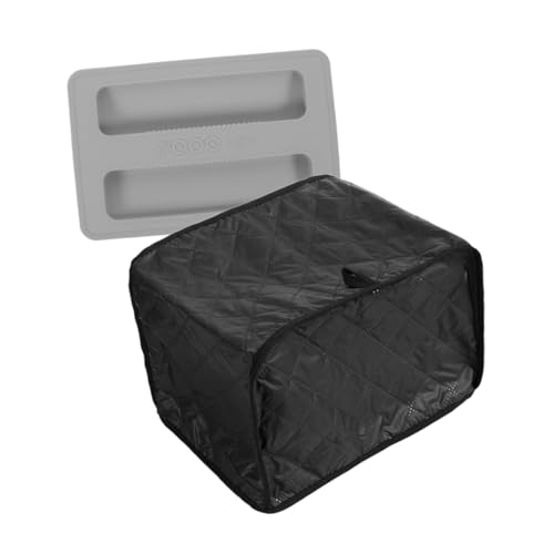 Amosfun 1 Juego Cubierta antipolvo para tostadas sensor de movimiento tira de LED USB condujo tostadora de pan cubierta protectora de electrodomésticos cubiertas para tostadora poliéster