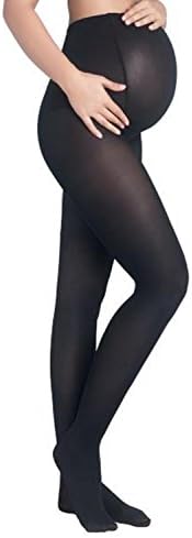 MOTHERS ESSENTIALS 40Denier OPAQUE TIGHTS Women's Maternity Pantyhose (black, S/M)