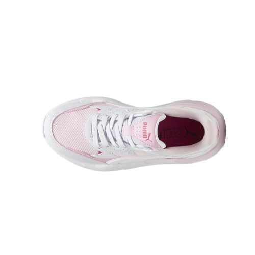 PUMA Kids Boys X-Ray Speed Lace Up Sneakers Shoes Casual - Pink, White - Size 4 M4