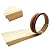 3.3Ft Carpet Floor Transition Strip, Self Adhesive-PVC Carpet & Floor Edging Trim Strip, Easy to Clean Floor Cover Strips(Brown,3CM*1.0M(3.3FT))