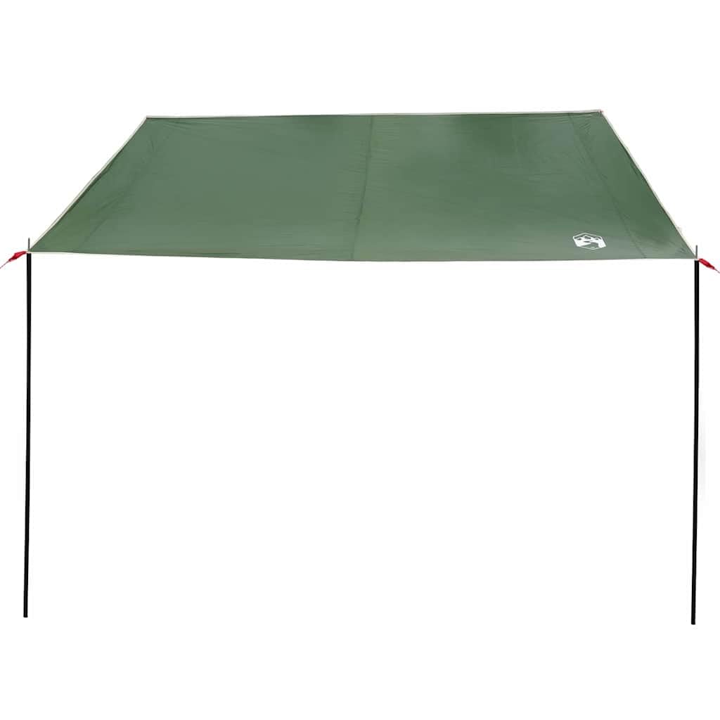 Camping Bâche, Bâche Anti-Pluie Rain Tarp Bivouac Toile de Tente Abri de Randonnée Imperméable avec Toit 240x460 cm