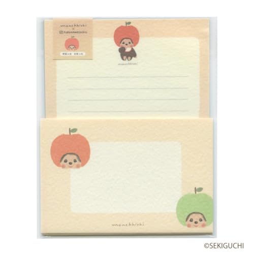 Amazon.co.jp: モンチッチ レターセット【りんご】かわいい MM03