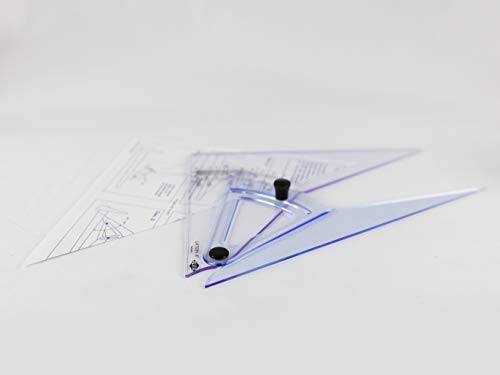Triangle réglable ALVIN ANLX708K 20,3 cm équerre à angle variable dessin et architecture - 3