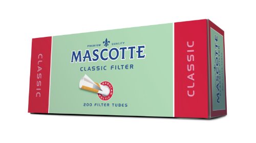 1000 Mascotte Classic Cigarette Tubes 5 Boxes of 200