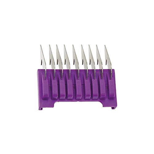 8er Set Edelstahl-Aufsteckkämme/Aufschiebekämme/Aufsätze für Schermaschine Moser Rex 1230 + 1233. Incl. Tasche