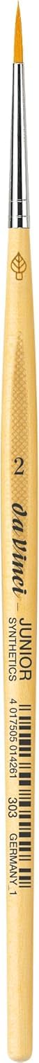 Davinci GH303 Junior Synthetics Pinceau de Peinture Rond Série 303, NO.1, 2, 3, 4, 5, 8, 12 et Série 304 NO.8