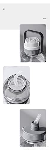 Image of 2 Liter Gym Sports Water Bottle Gallon Gym Bottle, Travel Bottle BPa Free material With Easy To Carry Handel Portable Mouth Motivational Sports Bottle