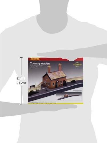 Gare de campagne décor modélisme pour maquette de train - 3