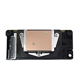 Apto for uso en interiores KUZMWMSBM Cabezal de impresión Desbloqueado F187000 DX5 Gold Face for impresión al Agua, Compatible con impresoras Epson Stylus Pro 4880, 7880, 9800 y 9880.