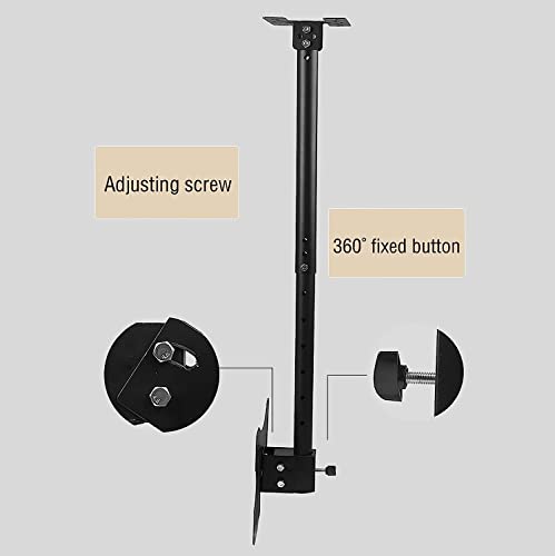 Support TV plafond rabattable 14-42" | Idéal sous meuble ou combles