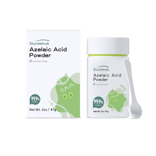 Azelaic Acid Powder, 3OZ / 87g 99.9% Purity, Cosmetic Grade, Azelaic Acid Powder for Homemade Cosmetics