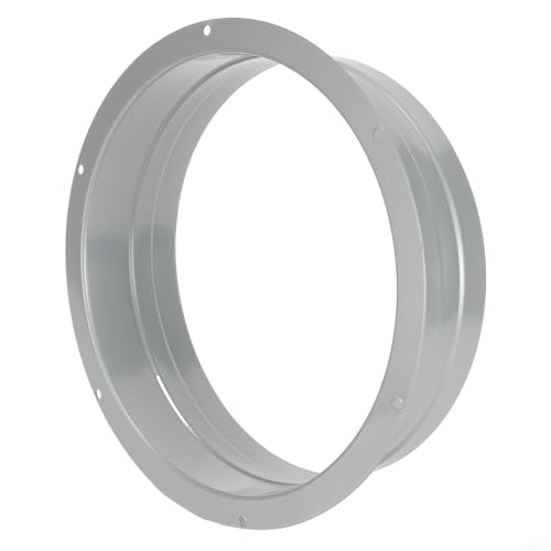 Raccord de tuyau d'aération mural à bride en métal, conçu pour les systèmes de ventilation, fabriqué en matériaux durables de 200 mm