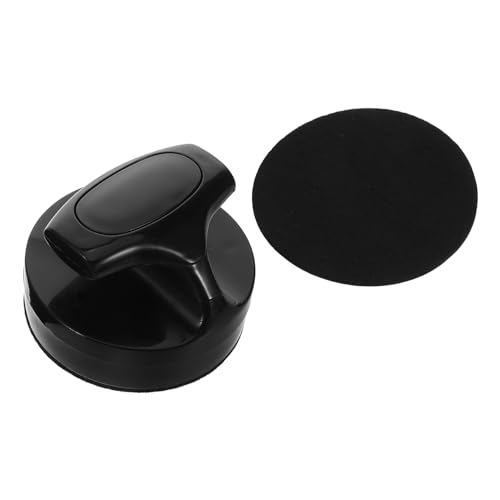 VICASKY Set Air Hockey Pusher Lint Pads Self-Adhesive Lint Replacement Patches for Pusher Air Hockey Soft Patch for Abs Fabric Material