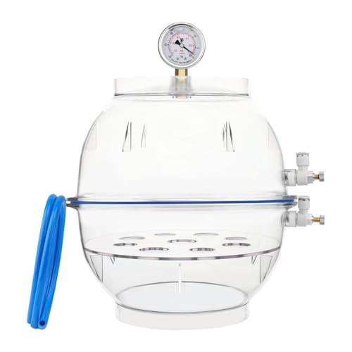 Amagogo Vacuum Dryer Accessory Reliable Industrial Use Convenient Easy to Use Professional Practical Double Valves Vacuum Desiccator