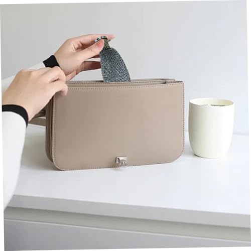 Vintage Coin Purse, Double Mesh Metal Purse with Stretchable Opening, 1920's English Coin Holder with Long Chain4