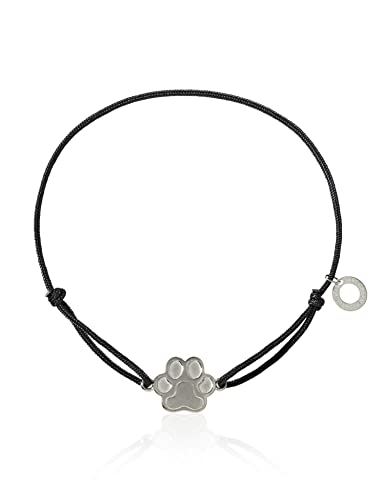 Thomas Sabo Dames armband Little Secrets poot 925 sterling zilver LS123-173-5-L20V, 20 cm, Sterling zilver Nylon, Geen edelsteen