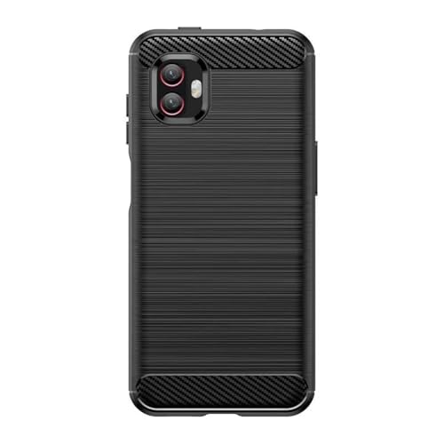 SHSJYA ������J�[�{���t�@�C�o�[�\�t�gTPU�t�H���P�[�X�A�ϏՌ�����~�ߕی�J�o�[Samsung Galaxy Xcover6 Pro�p (�u���b�N)