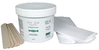 8 oz Soft Sugaring Bikini Wax Kit â€“ for Medium to Long Hair Length- Thin to Coarse Hair - 8 Oz Soft Sugar Wax, 8 Strips, 3 Spatulas â€“ 100% Natural Calendula and Chamomile Epilation Wax