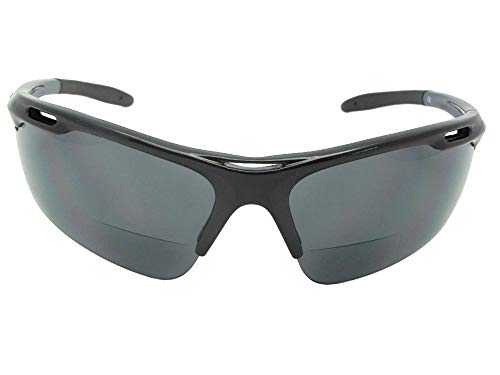 Half Frame Wrap Around Bifocal Sunglasses Style B1092