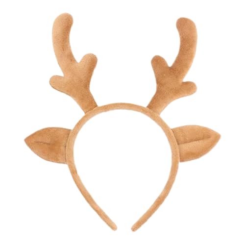 トナカイ カチューシャ 鹿の角 鹿みみ 獣耳 鹿 カチューシャ クリスマス コスプレ 仮装 コスチューム用小物-クリスマス カチューシャ エルク鹿 鈴 鹿の角 小道具 クリスマス雰囲気満々 コスプレ レディース 子供 可愛い 小物 前髪留め 仮装 パーテ