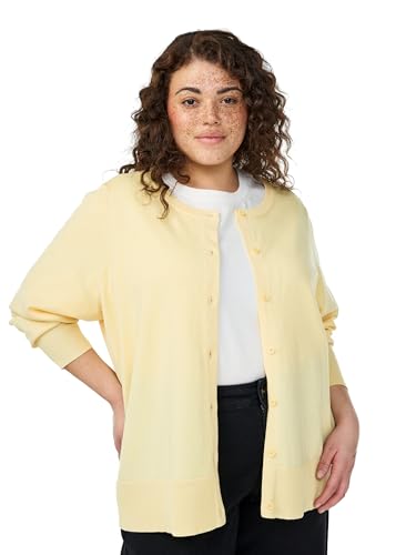 Zizzi Flash by Damen Große Größen Strick Bluse Rund Hals Größe Gr M Anise Flower