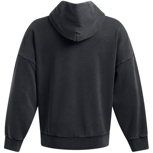 Pull à capuche UA Icon molleton lourd Under Armour noir XXL chaud et isolant - 3