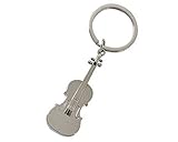 StealStreet ss-kd-1462 sólido y de Metal violín Llavero Coleccionable, 2.5 ", Plata