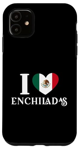 I Love Enchiladas ���L�V�J���n�[�g�t���b�O �H�i���D�� �X�}�z�P�[�X iPhone 11 �p