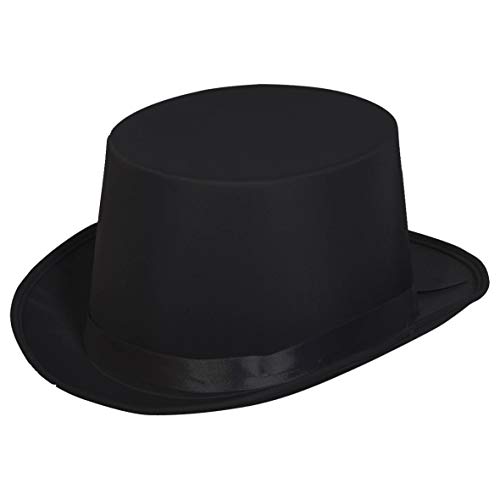 Folat B.V. Gorro de Fiesta Gentleman Cilindro Top Sombrero Negro