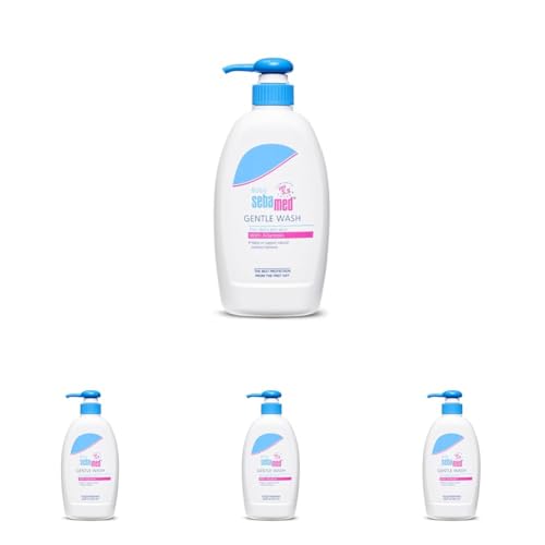Image of Sebamed Baby Gentle Wash|pH 5.5|Baby Body Wash|Soap Free|Tear Free|400 ml (Pack of 4)