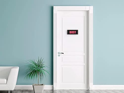 BusyBox-Smart-Sign-Standard-Bluetooth-Do-Not-Disturb-Sign-Home-Office-Accessories-Wireless-Recording-Gaming-Room-Door-Sign-App-Controlled-On-Air-Sign-Home-Office-YouTube-Zoom-Gaming-Recording