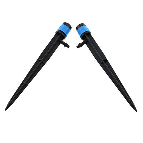 E-Outstanding 20-Pack Irrigation Drippers 360 Degrees Adjustable Full Circle Type Micro Spray Drip Emitters Watering Sprinklers Garden Water Irrigation System Sprayers #TOP2