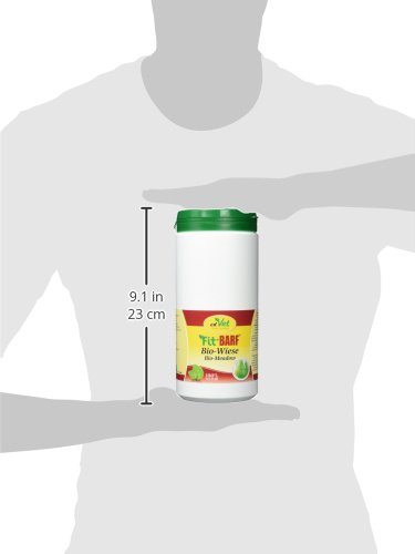 cdVet Naturprodukte Fit-BARF Bio-Wiese 700 g - Hunde - Bio-Kräuter-Kombination - Quelle für Mineralien, Vitamine und Spurenelemente - Basen-Regulation - Vitamine - Rohfütterung - BARFEN -