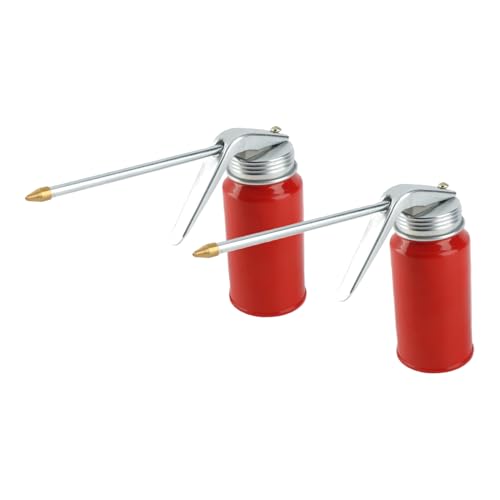 Image of Vistreck 2Pcs Spray Gun Oiler Can - 200ml Hand Pump Oil Cans for Motorcycles, Ycles, and Hinery