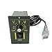 VTV YN90-120 220V AC Gear Motor 120 Watt 5 Wires Adjustable Speed Electric Industrial Motor with 120 Watt Speed Controller (Reduction Ratio 1:90)