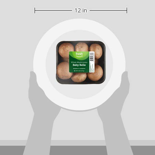 Amazon Fresh SAINTIGER Brand, Whole Baby Bella Mushrooms thumb #2