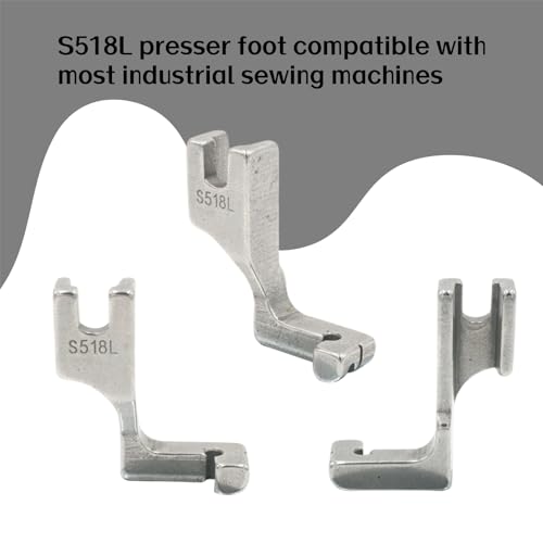 2 piezas de pie prensatelas metálico para máquina de coser miniatura 4