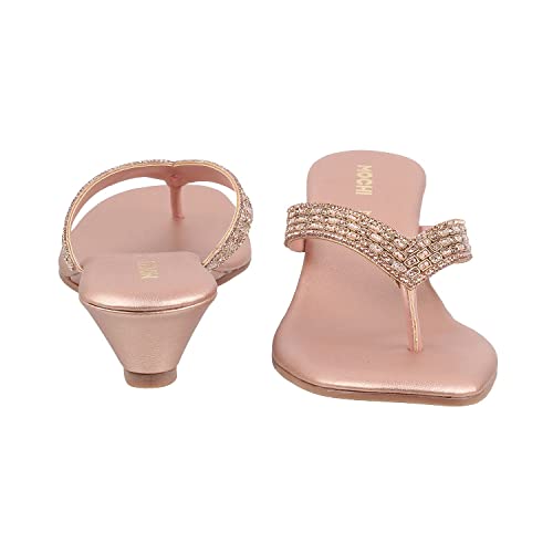Mochi Women's Embellished Fashion Heel Sandals - Image 5