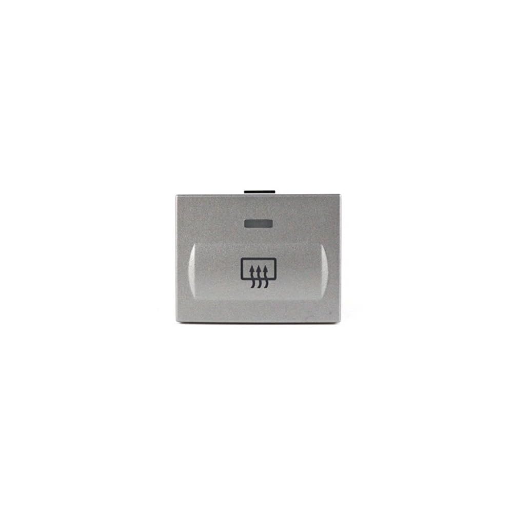 Window Switch Button Rear Windshield Switch Defrost Defogging Button for Focus for MK2 2005-2014(1PC Blank Button)