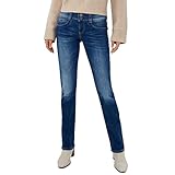 Pepe Jeans Damen Jeans Gen - Regular Fit - Blau - Royal Dark W24-W34 Baumwolle Stretch, Größe:29W / 34L, Farbvariante:Royal Dark D45