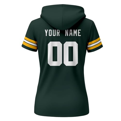 ANTKING Short Sleeve Hoodie Custom Name Number T-Shirt for Women Girl Gifts3