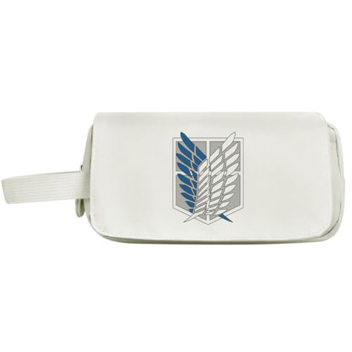 Zhongkaihua Estuche para lápices de anime Eren Jaeger/Zoe Hans/Levi Merch, artículos de papelería para estudiantes, suministros de vuelta a la escuela para niños y niñas, tipo 2, Estuche para lápices